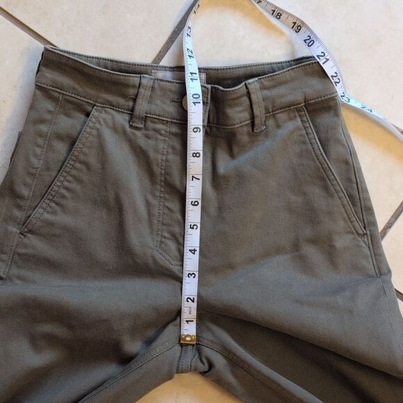 Everlane The Utility Wide-Leg Pant Kalamata Olive Green Size 00 - Picture 8 of 11